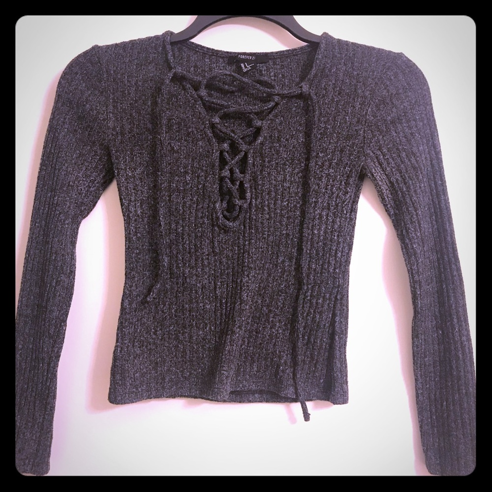Cute grey long sleeve for winter/fall